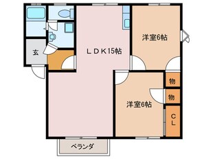 グルンハイムＢの物件間取画像